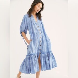 Free People Maya Dress Shirt